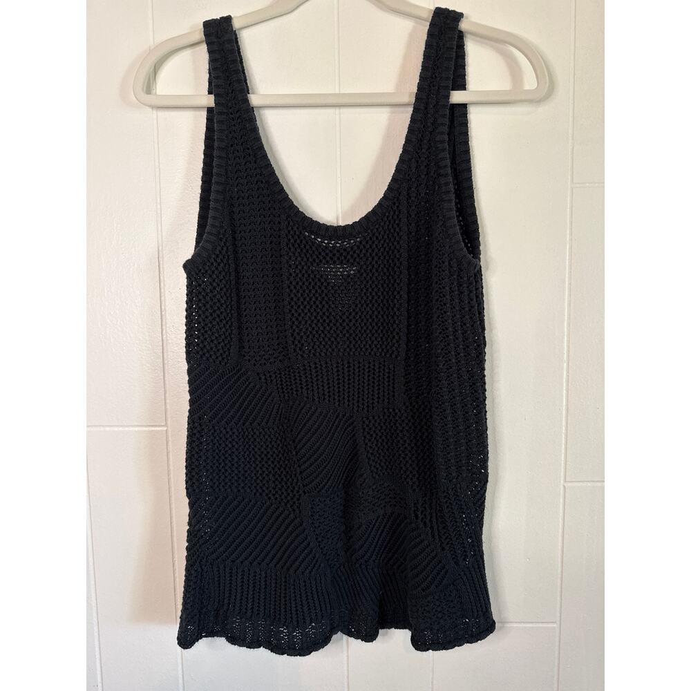Volcom crochet blank tank beach large